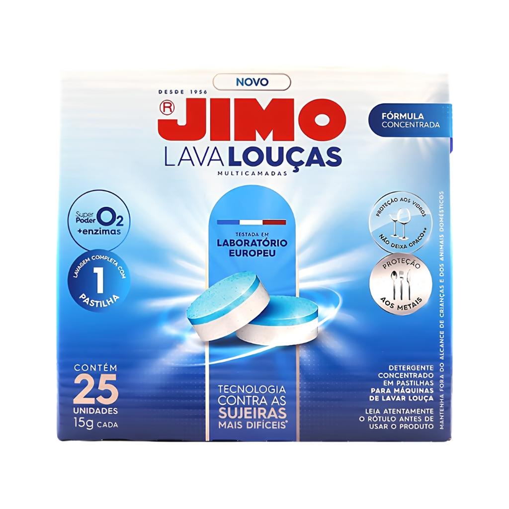 Detergente Para Lava Louça Jimo Pastilhas Multicamadas com 25 unidades