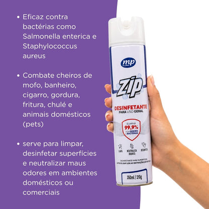 Desinfetante Uso Geral Spray Zip 350ml My Place