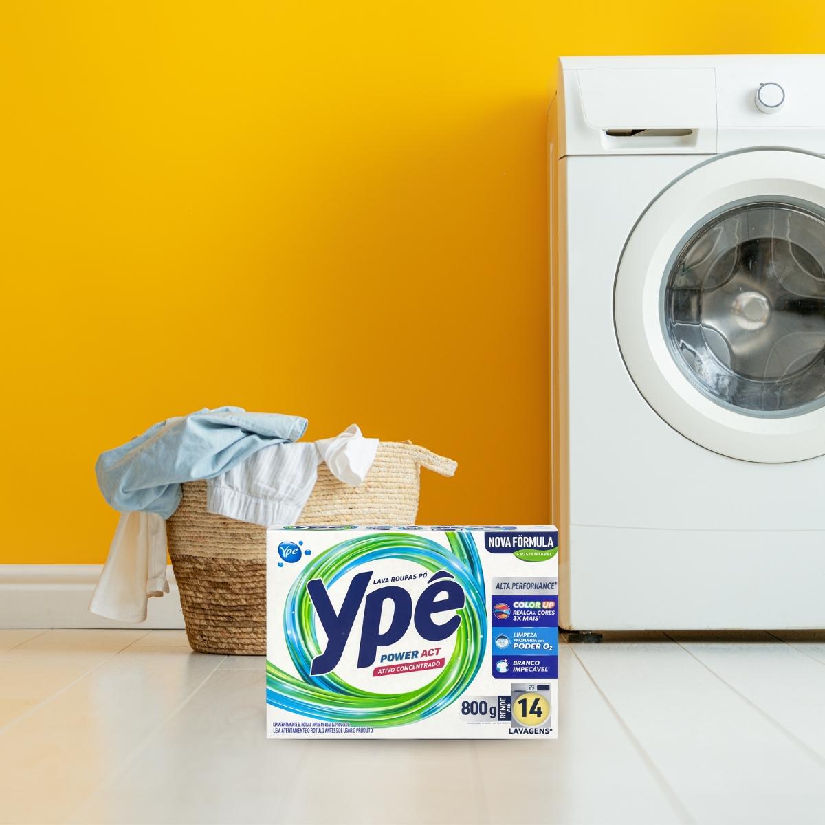 Sabão em Pó Ypê Power Act Ativo Concentrado 800g