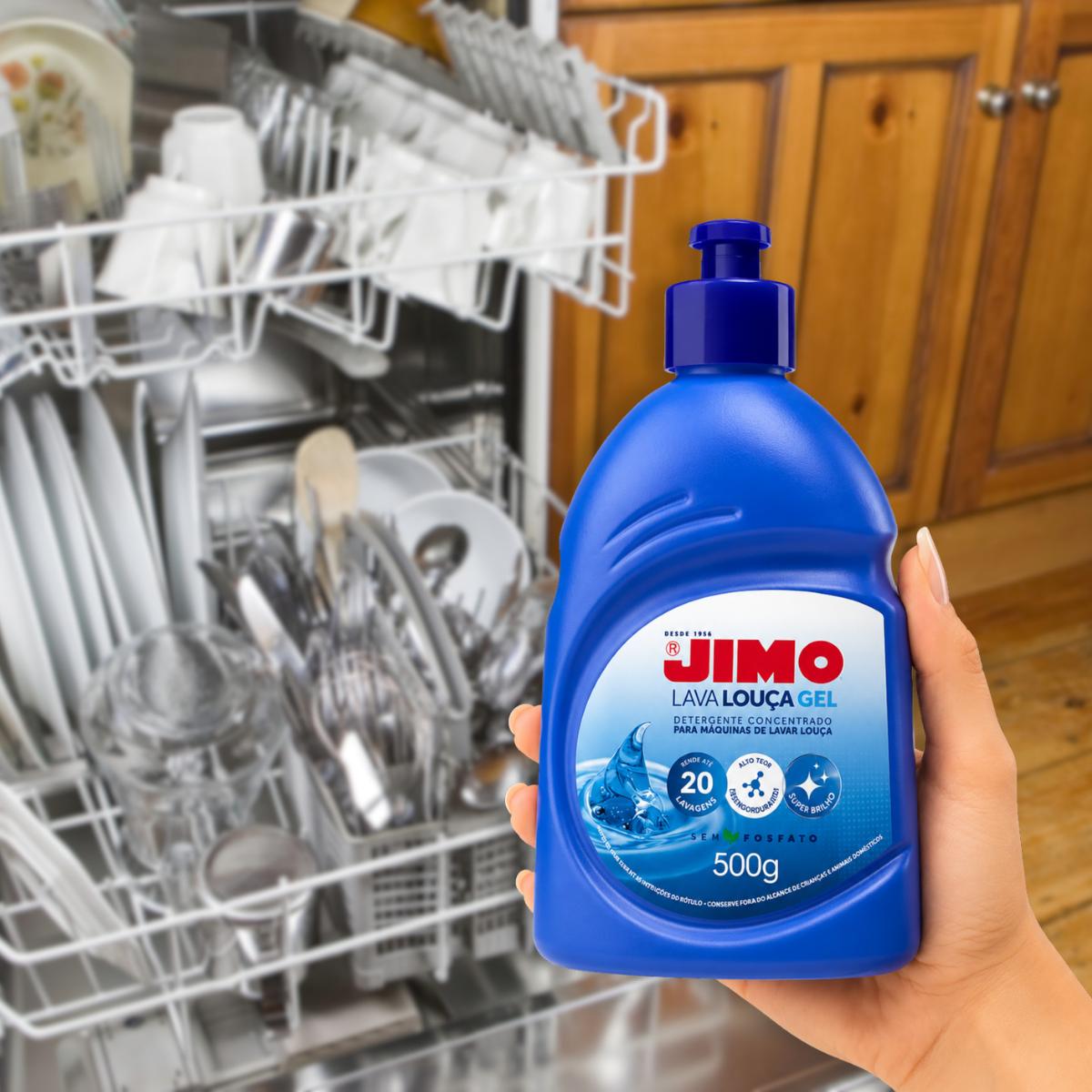 Lava Louça Gel Detergente Máquina Lava Louça 500g Jimo