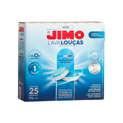 Detergente Para Lava Louça Jimo Pastilhas Multicamadas com 25 unidades