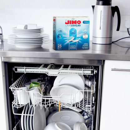 Detergente Para Lava Louça Jimo Pastilhas Multicamadas com 25 unidades