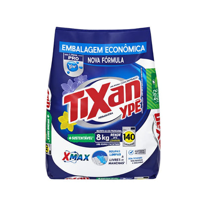 Sabão em Pó Concentrado Tixan Ypê Primavera Linha Pro 8kg
