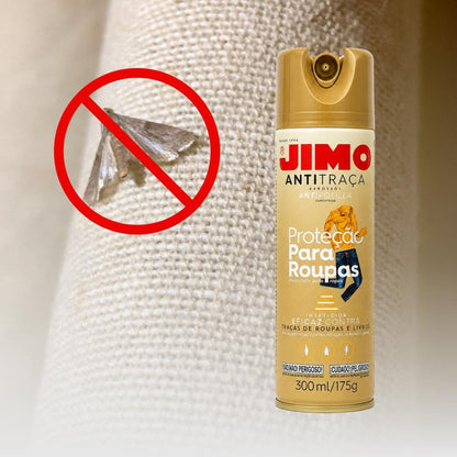 Anti Traça Spray 300ml Proteção Roupas Livros Armários Jimo