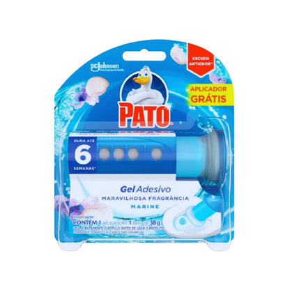 Detergente Sanitário Pato Gel Adesivo Marine Com Aplicador 38G