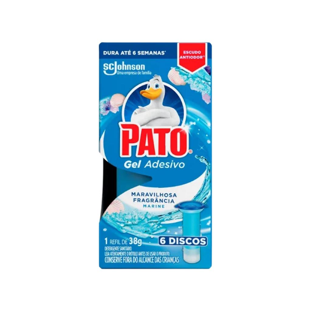 Detergente Sanitário Pato Gel Adesivo Marine Refil 38g