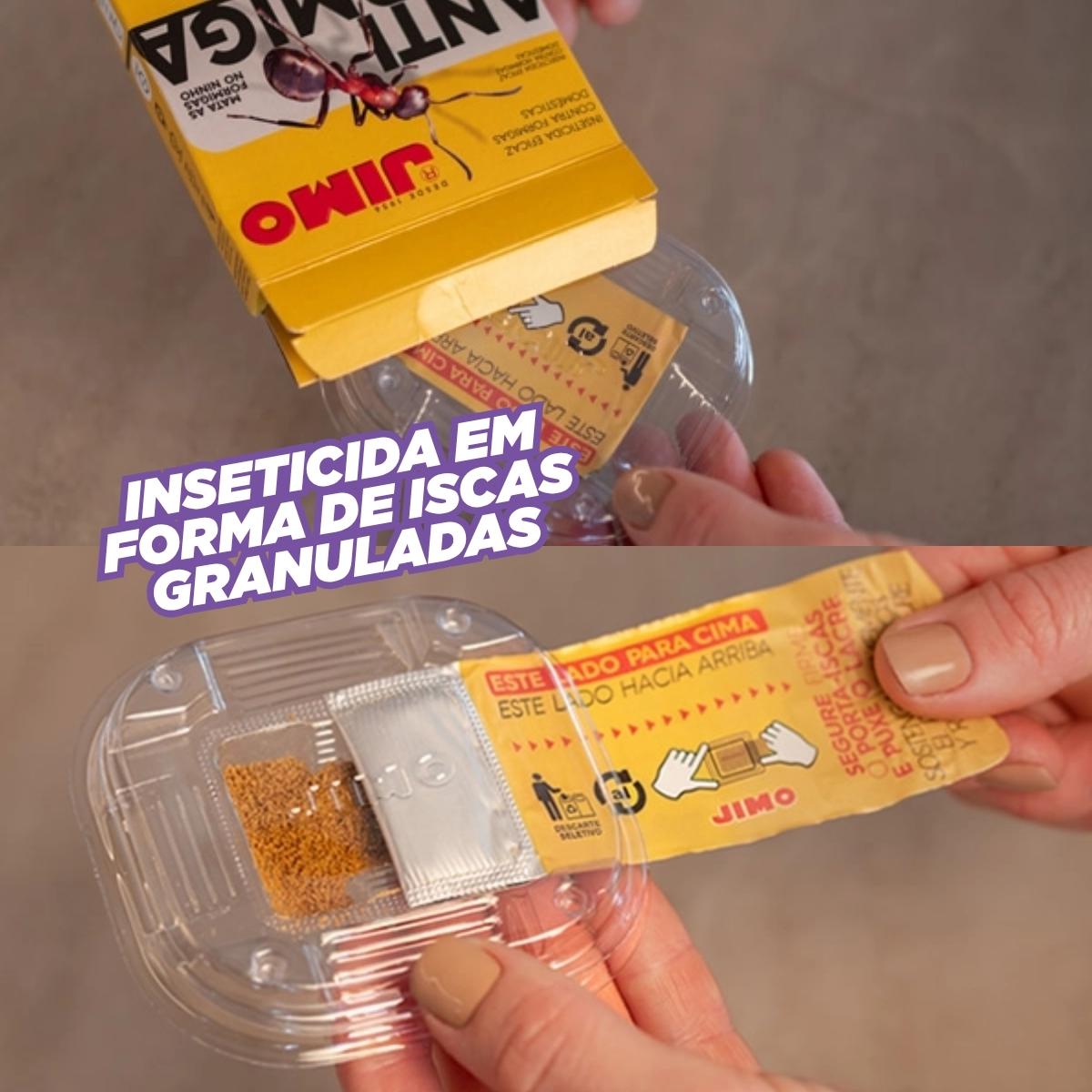 Anti Formigas Caseiras Jimo Protegida Em Porta Isca 2,5gr
