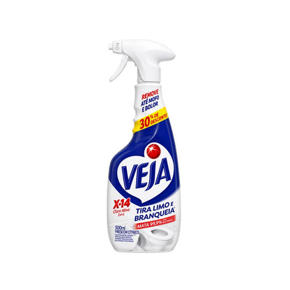 Desinfetante Cloro Ativo X-14 Tira Limo Branqueia Veja 500ml