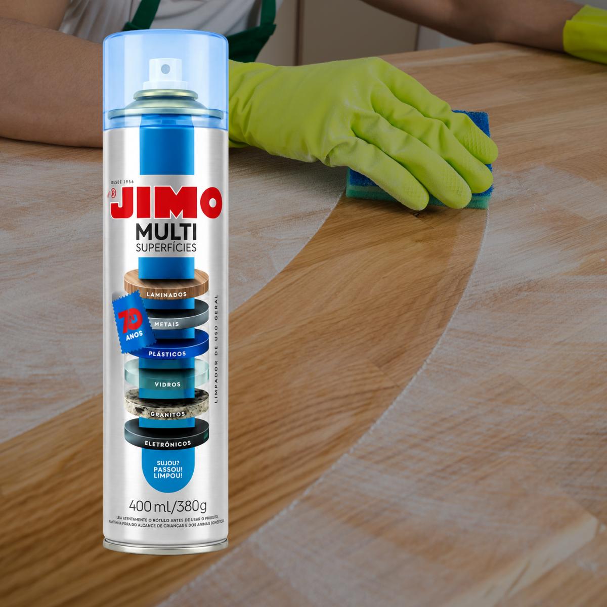 Multi Superfícies 400ml Metal Plástico Eletrônicos Led Jimo
