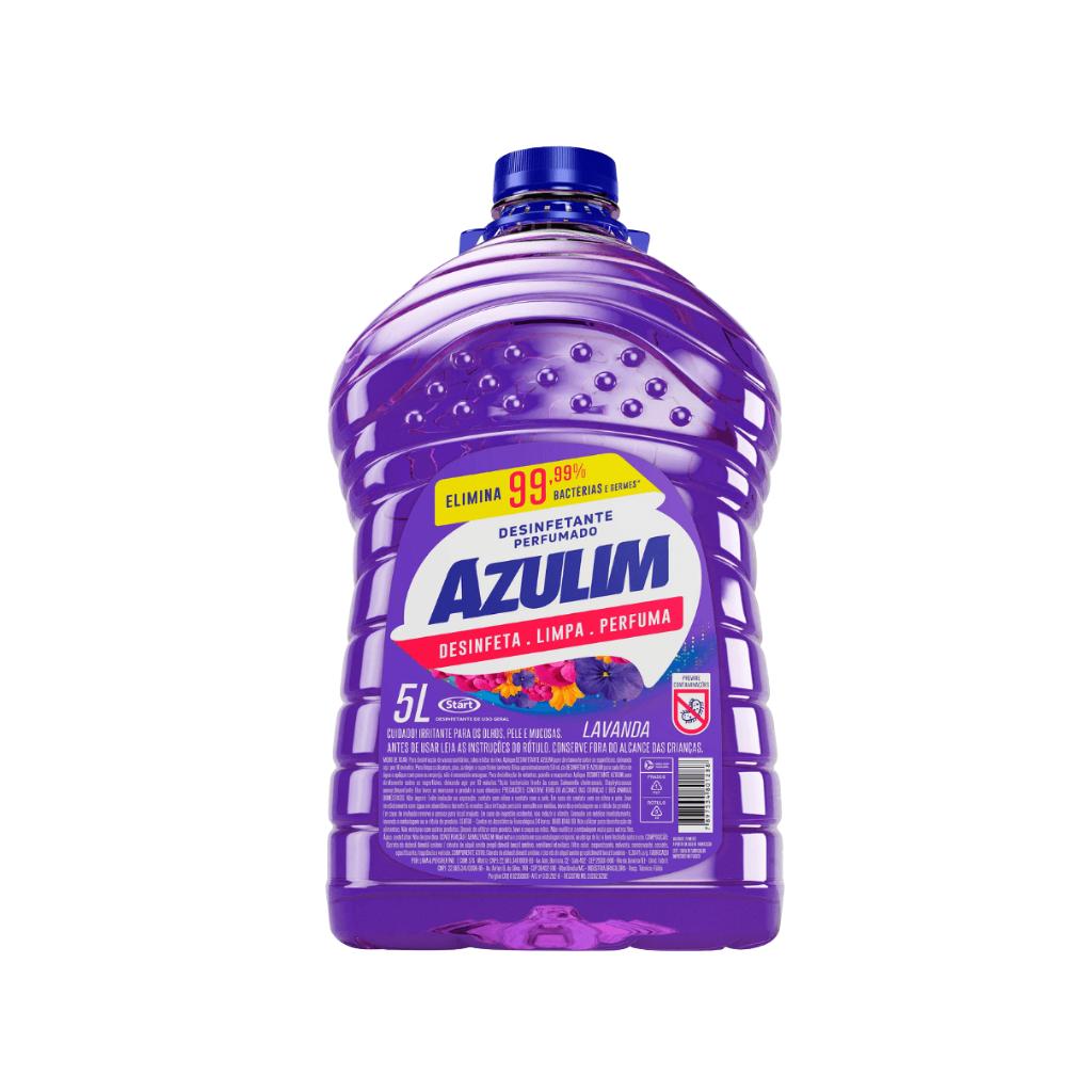 Desinfetante Perfumado Lavanda 5 Litros Azulim Start