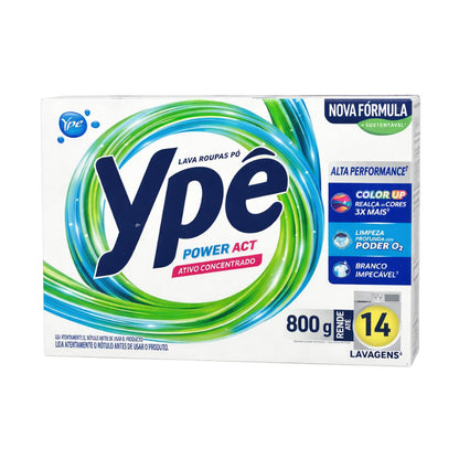 Sabão em Pó Ypê Power Act Ativo Concentrado 800g