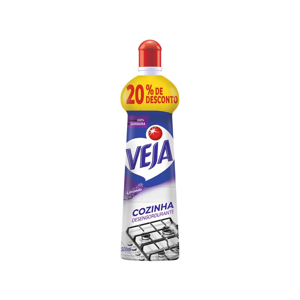 Limpador Veja Desengordurante Cozinha 500ml - Lavanda