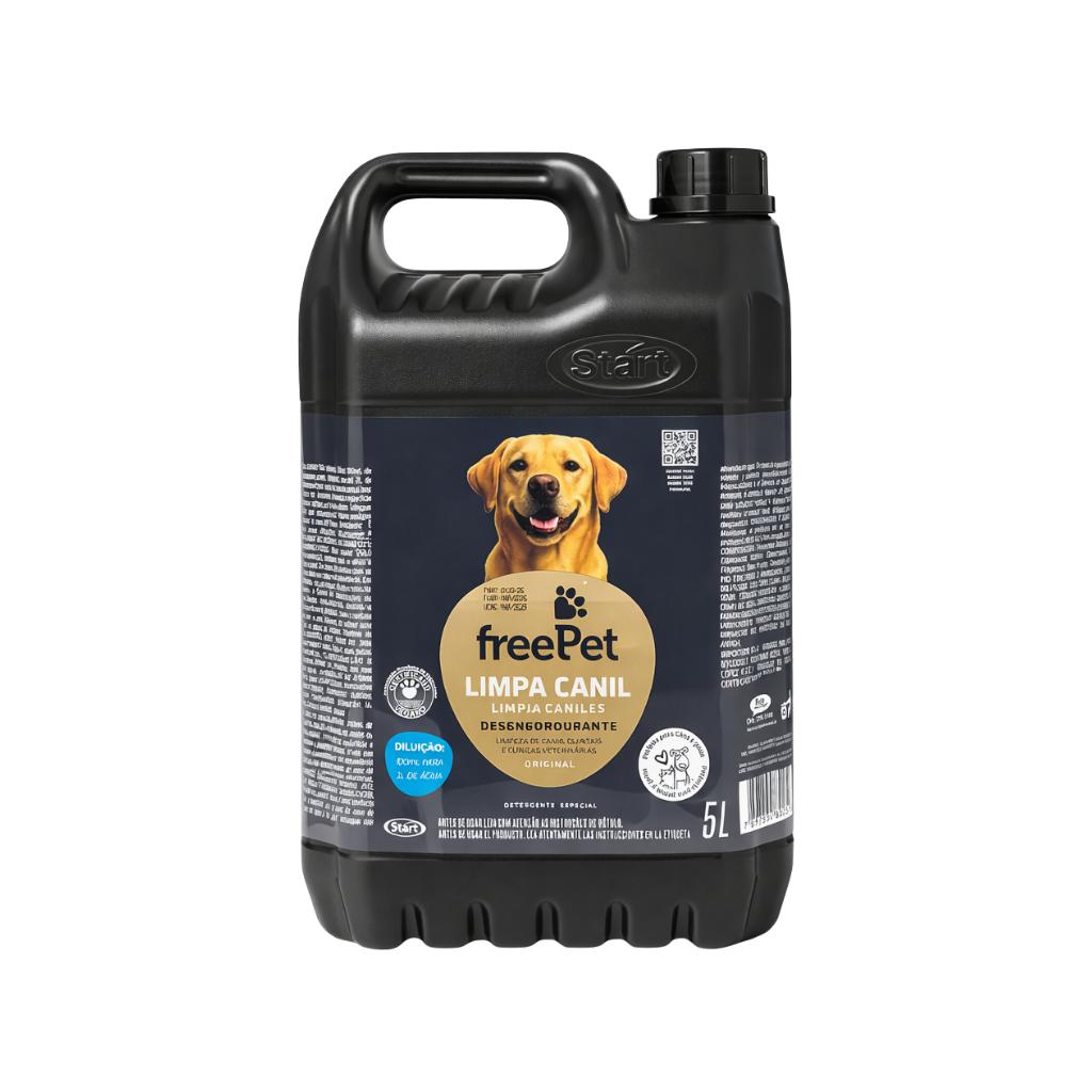 Detergente Limpa Canil Tira Cheiro Urina Free Pet 5 Litros