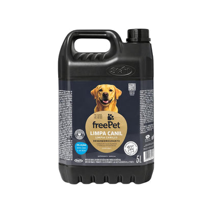 Detergente Limpa Canil Tira Cheiro Urina Free Pet 5 Litros