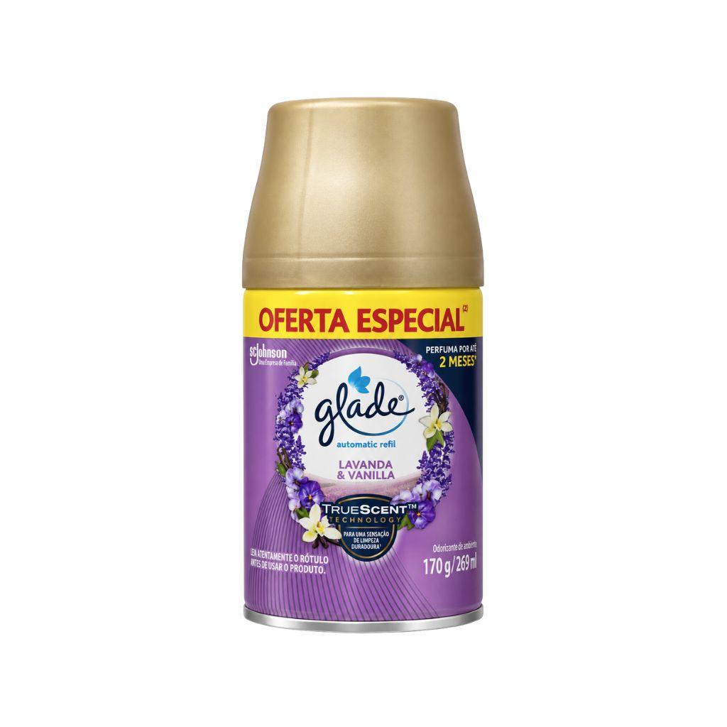 Desodorizador Automatic Refil Spray Lavanda & Baunilha 260ml Glade