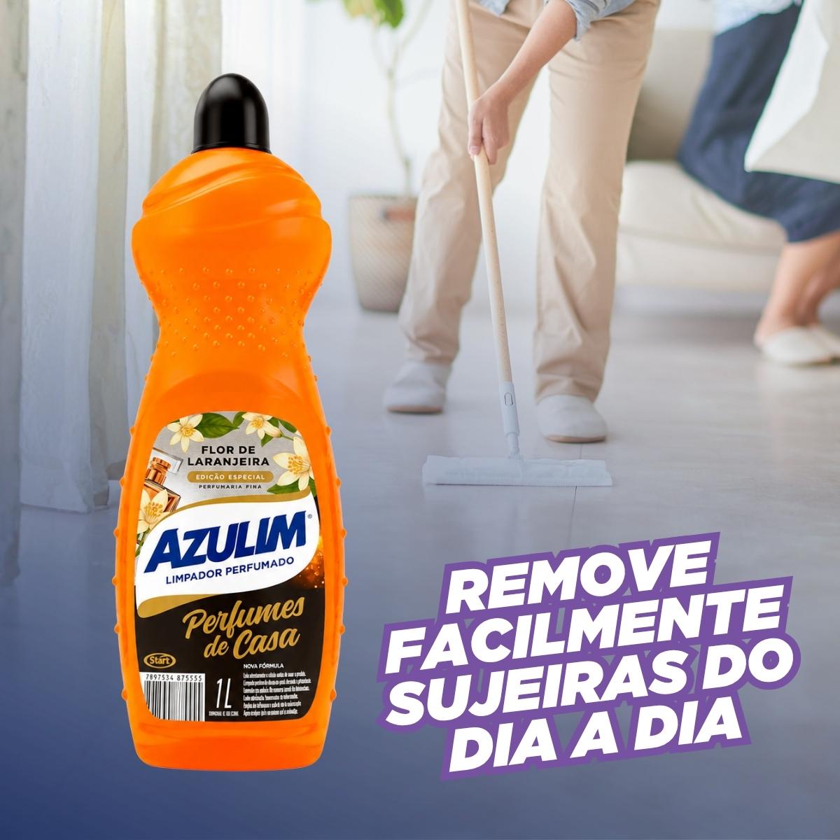 Limpador Perfumado Flor de Laranjeira Azulim 1 Litro