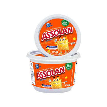 Sabão em Pasta Assolan Desengordurante Com Glicerina 500g