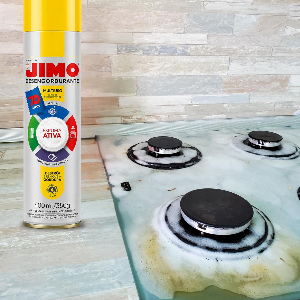 Limpador Desengordurante Multiuso Espuma Ativa Jimo 400ml