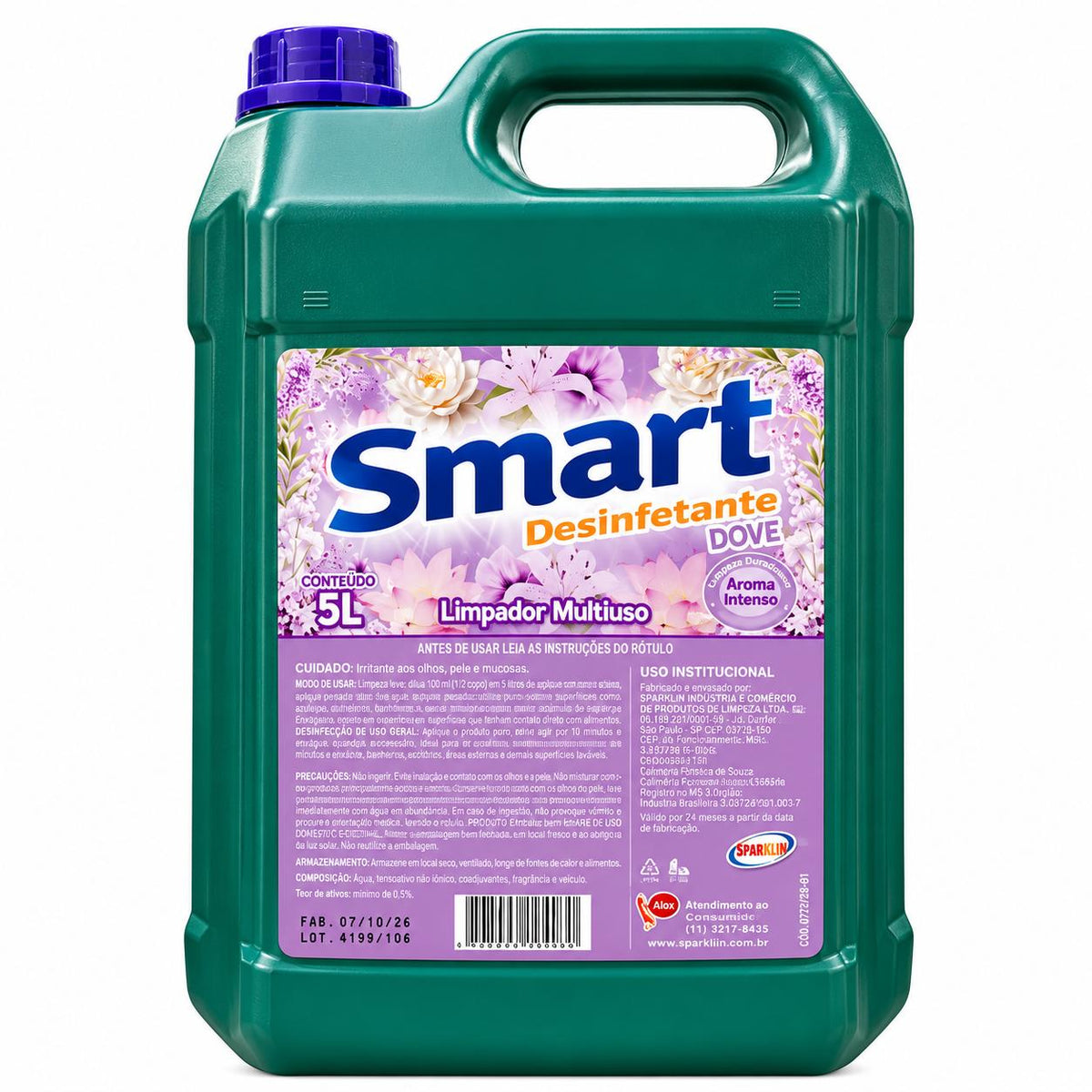 Desinfetante Dove Limpeza e Perfume 5L Smart