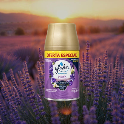Desodorizador Automatic Refil Spray Lavanda & Baunilha 260ml Glade
