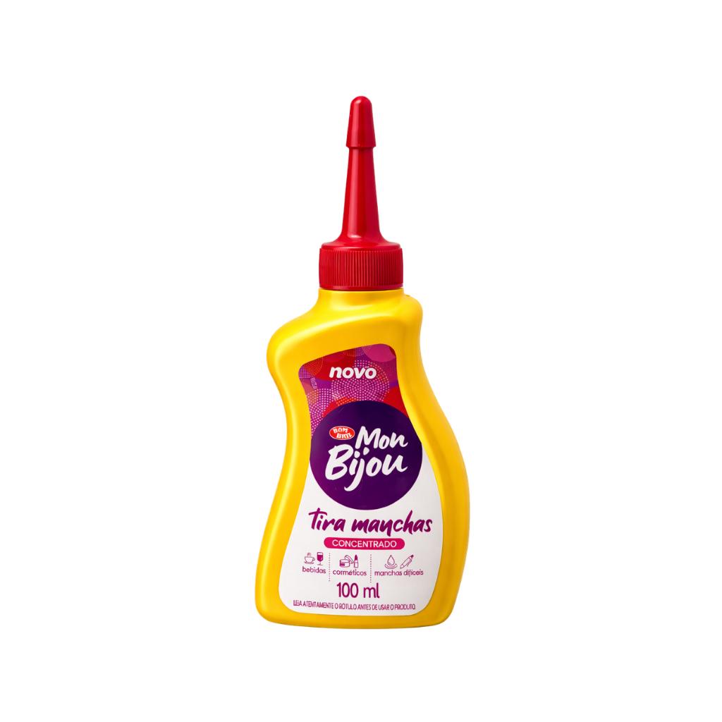 Tira Manchas Mon Bijou 100ml Concentrado Roupas Coloridas E Brancas