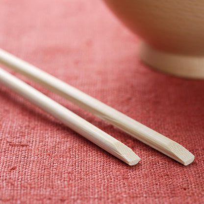100 Par Hashi Palitos Torneado De Bambu Premium Descartavel Vabene