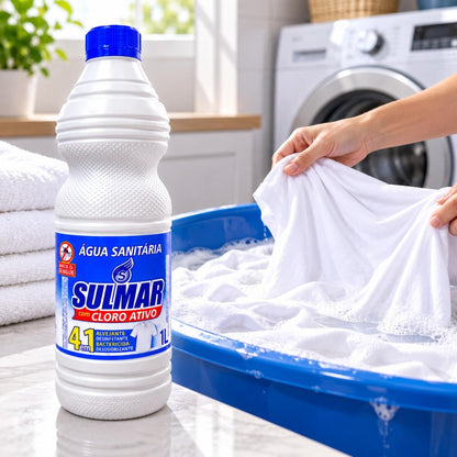 Água Sanitária Sulmar 1 Litro Limpeza