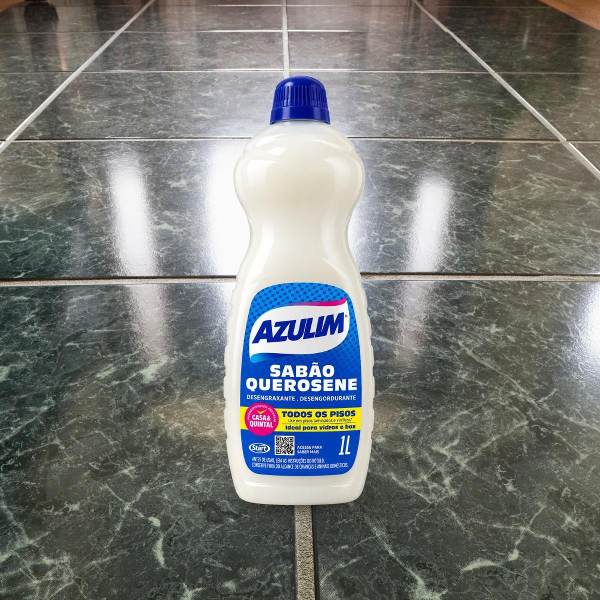 Sabão Querosene 1L Azulim Liquido Original Start  Box Vidros