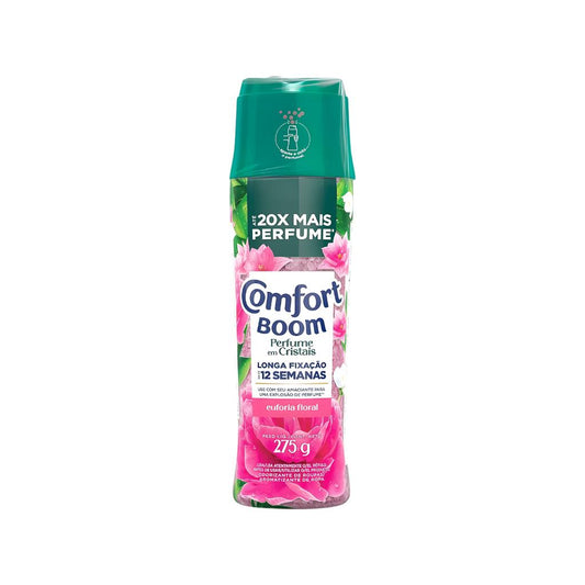 Comfort Boom Roupas Mais Perfumadas Longa Duração Cristais Euforia Floral 275g