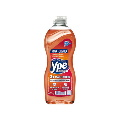 Detergente Gel Concentrado Desengordurante Neutro 406g Ypê