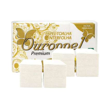 Papel Toalha Interfolha Premium 22,5x20 1000 Folhas Ouroppel