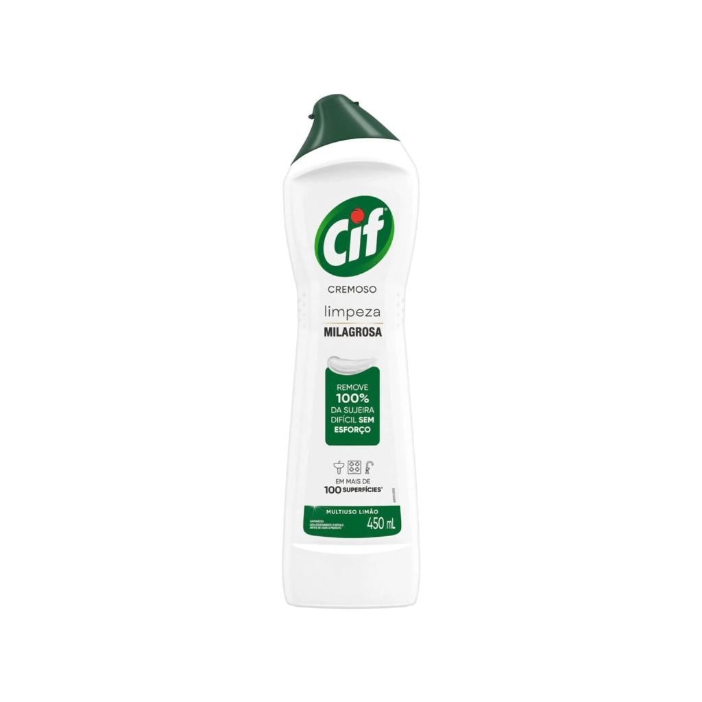Cif Limpador Multiuso Cremoso Limpeza Milagrosa Limão 450ml