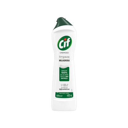Cif Limpador Multiuso Cremoso Limpeza Milagrosa Limão 450ml