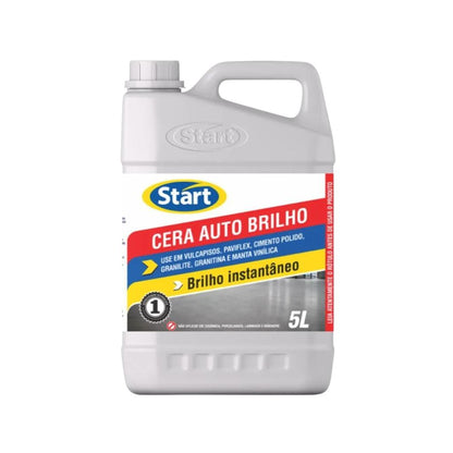 Cera Líquida Auto Brilho Instantâneo Para Pisos 5L Start