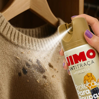 Anti Traça Spray 300ml Proteção Roupas Livros Armários Jimo