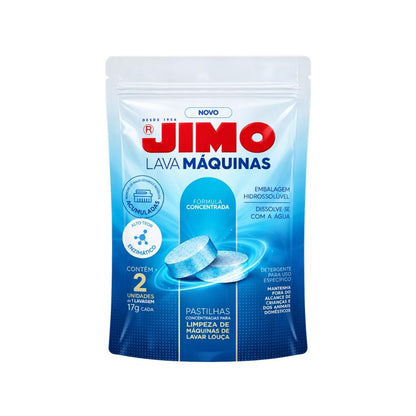 Limpa Máquinas de Lavar Louça Com 2 Pastilhas Jimo