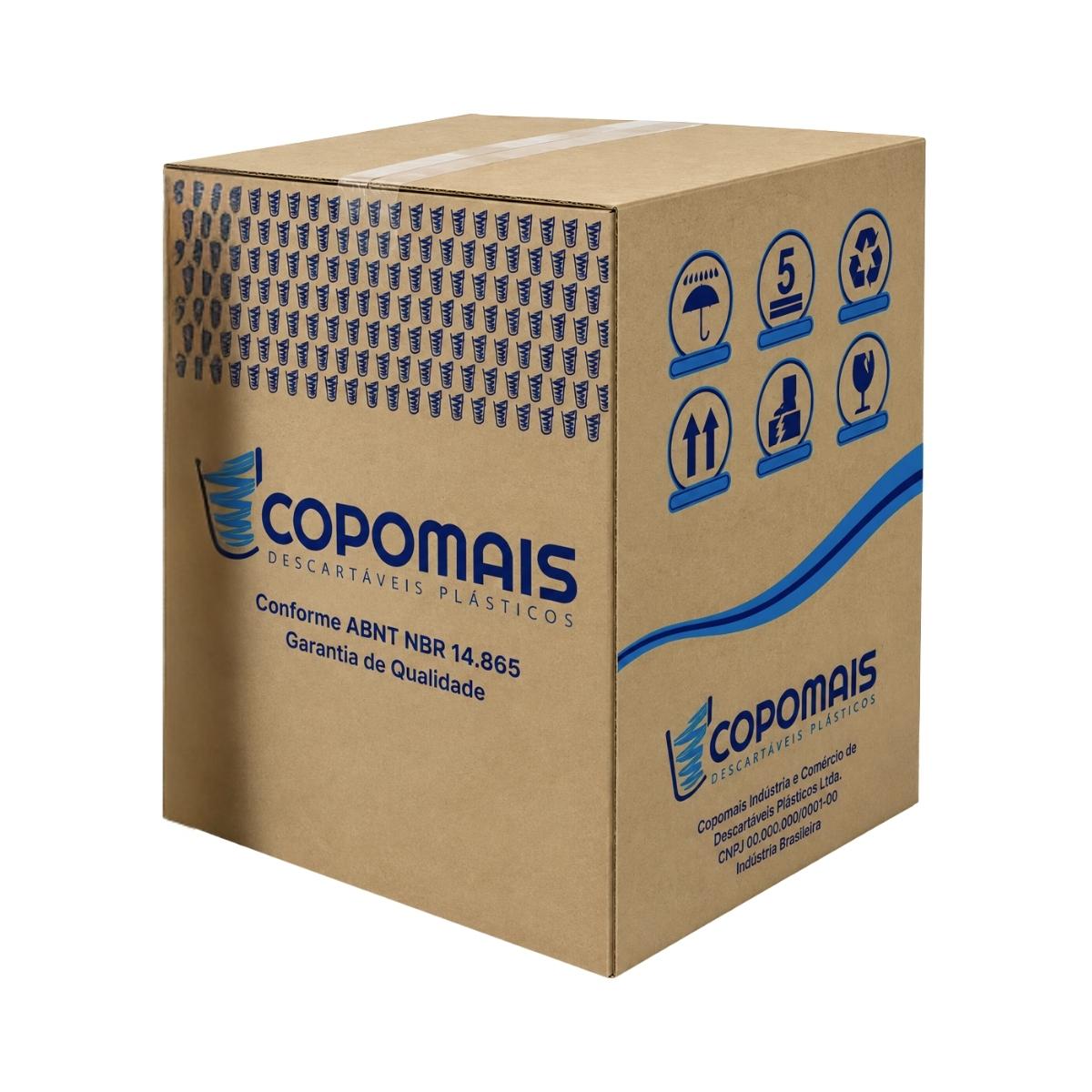 Copo P/ Água Reforçado 180ml  Branco Descartável  2500 Uni