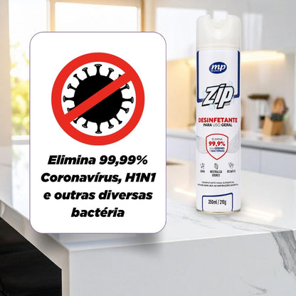 Desinfetante Uso Geral Spray Zip 350ml My Place