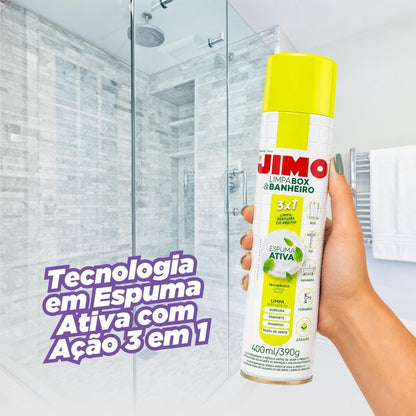 Limpa Box & Banheiro Jimo limpa, perfuma e dá brilho 3 em 1 400ml
