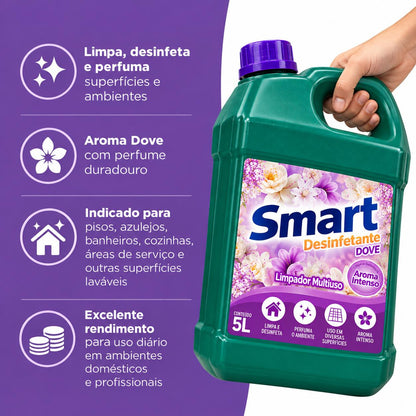 Desinfetante Dove Limpeza e Perfume 5L Smart
