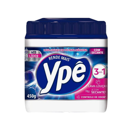 Detergente Lava Louças em Pó para Máquina Ypê Com Secante 450g