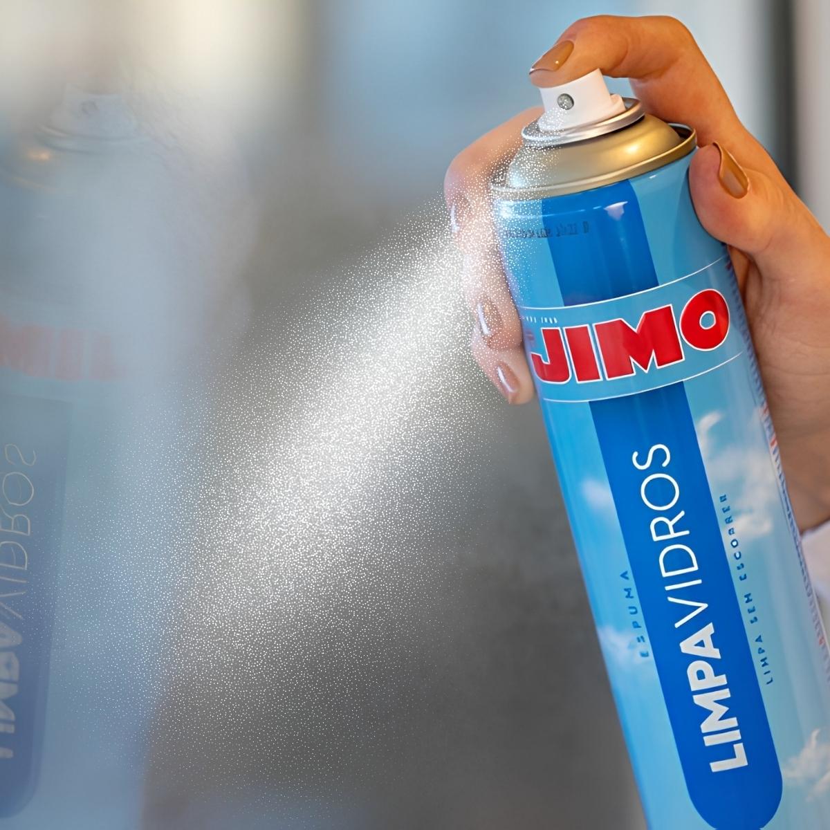 Limpa Vidros Spray 400ml Limpeza Profissional Jimo