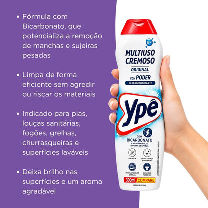 Limpador Multiuso Cremoso Premium Original 300ml Ypê