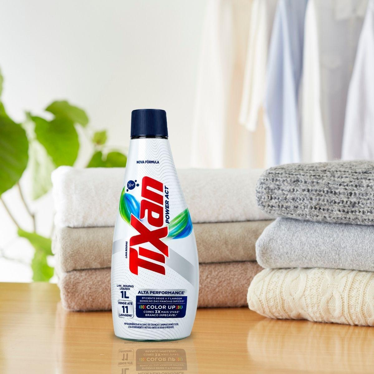 Lava-roupas Líquido Tixan Power Act Frasco 1L