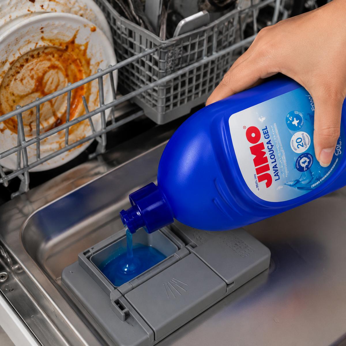Lava Louça Gel Detergente Máquina Lava Louça 500g Jimo