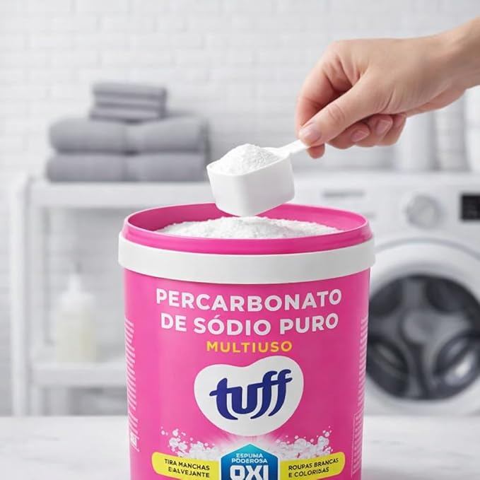 Percarbonato De Sódio Puro Tuff 1kg Oxi Power Tira Manchas