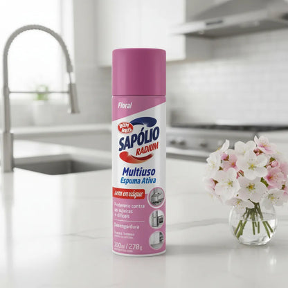 Sapólio Radium Espuma Ativa Bombril 300ml - Floral