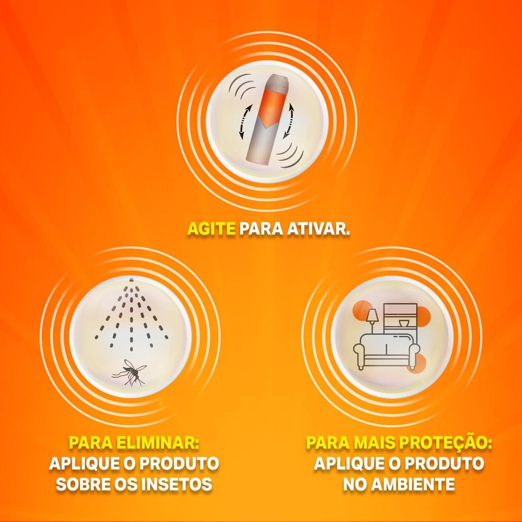 Inseticida Aerossol Multi Insetos Óleo De Citronela 380ml SBP